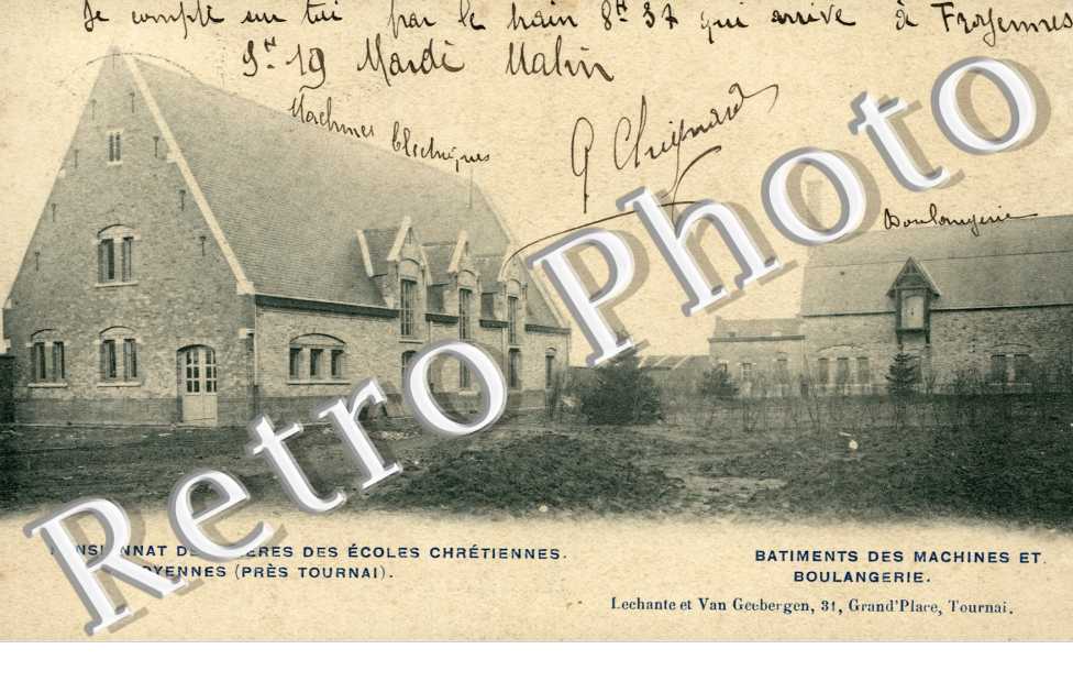 pensionnat des freres des ecoles chretiennes Batiment des machines et boulangerie