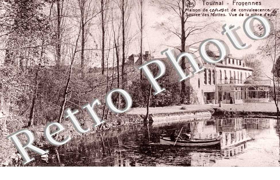 Maison de repos et de convalescence, Vue de la piece d'eau