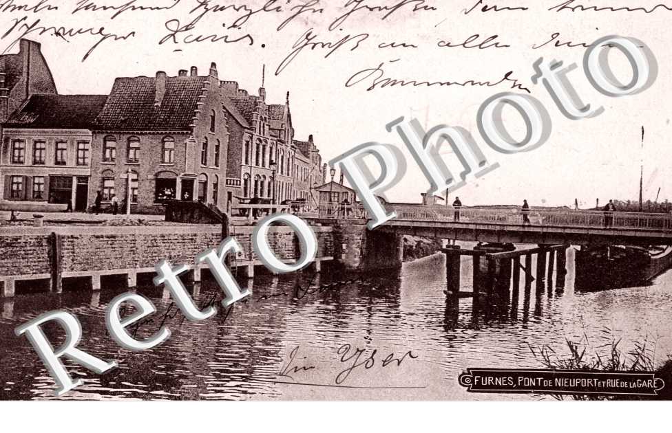 Pont de Nieuport et Rue de la Gare