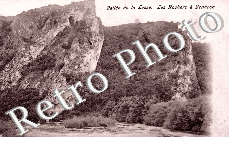 vallee de la Lesse, les rochers a Gendron