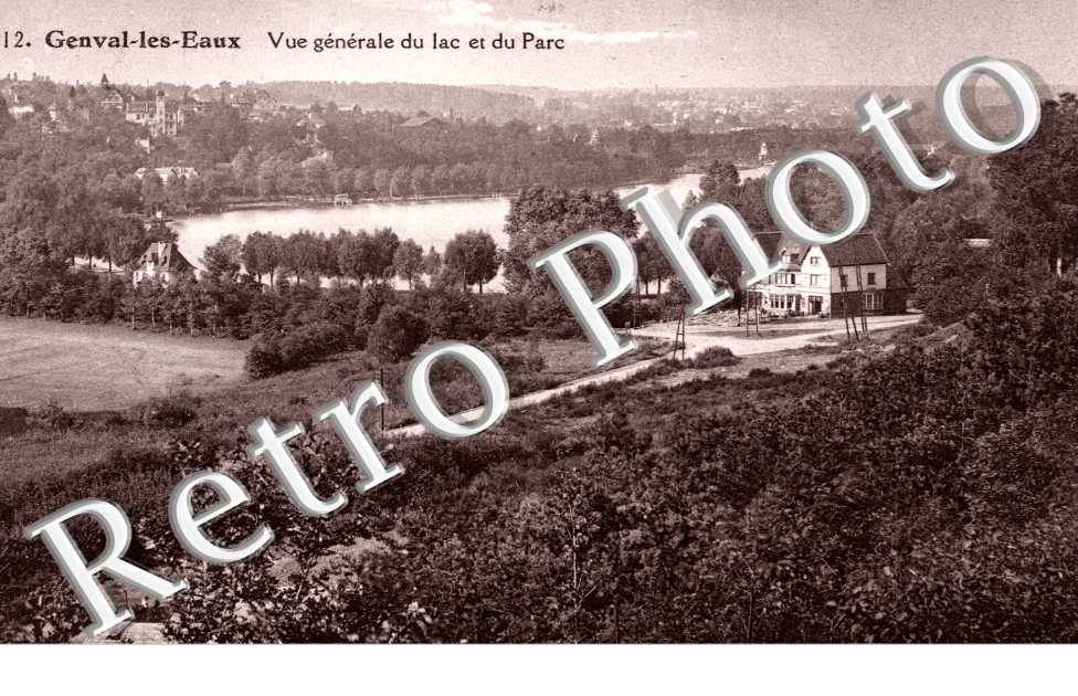 vue generale du lac et du parc