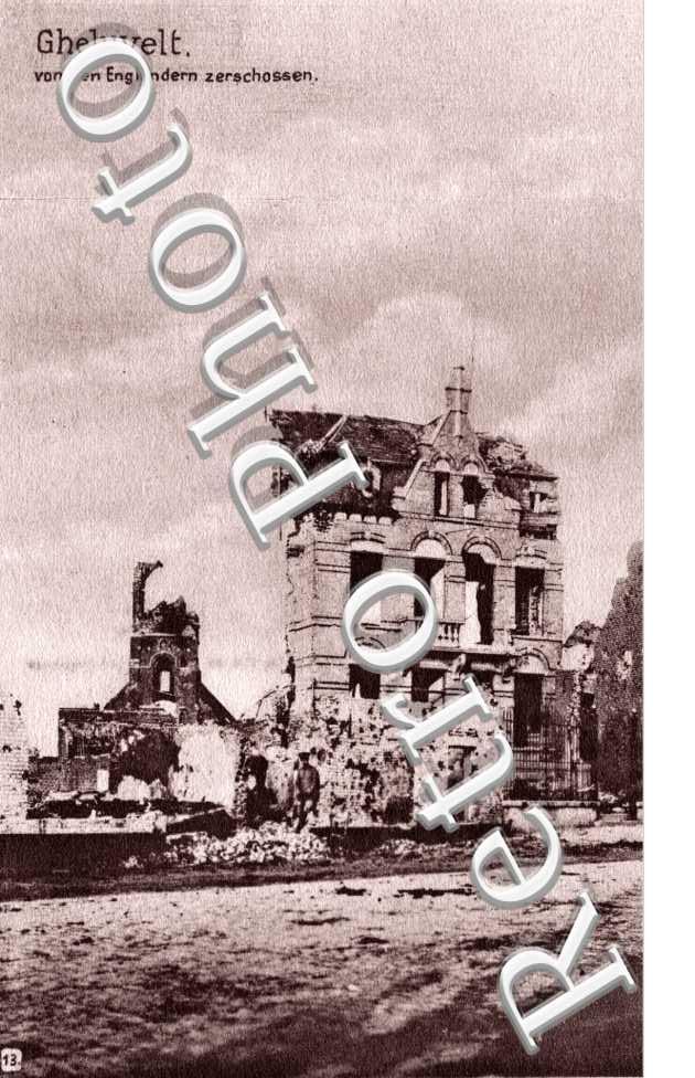 Gheluvelt von den Englander zerschossen