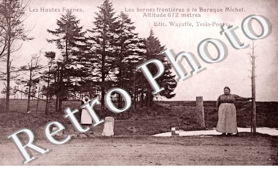 Les bornes frontières a la baraque Michel