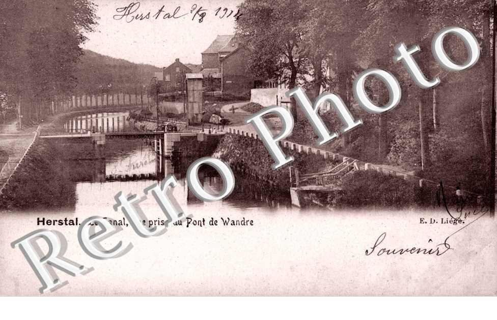 le Canal, Vue prise du Pont de Wandre
