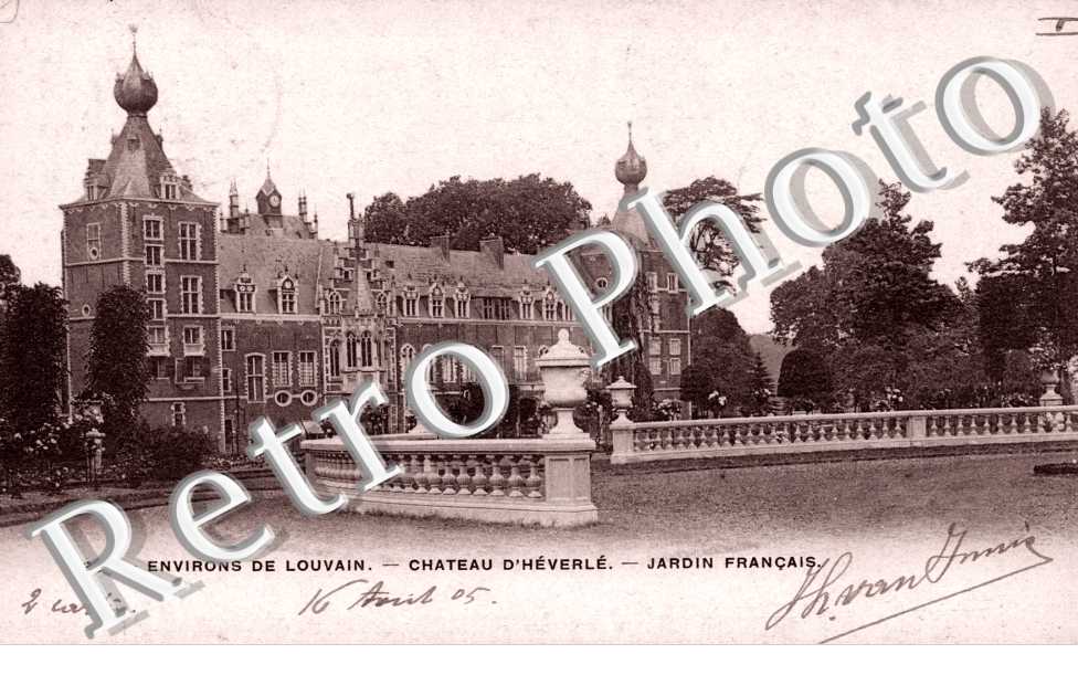 chateau d'Heverle, le jardin francais