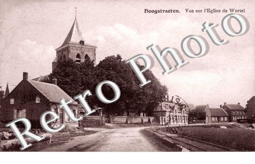 vue sur l'eglise de Wortel