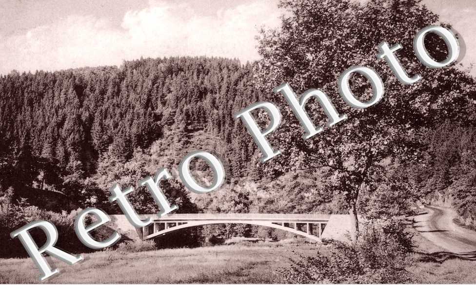 le pont de Rensiwez et l'Ourthe