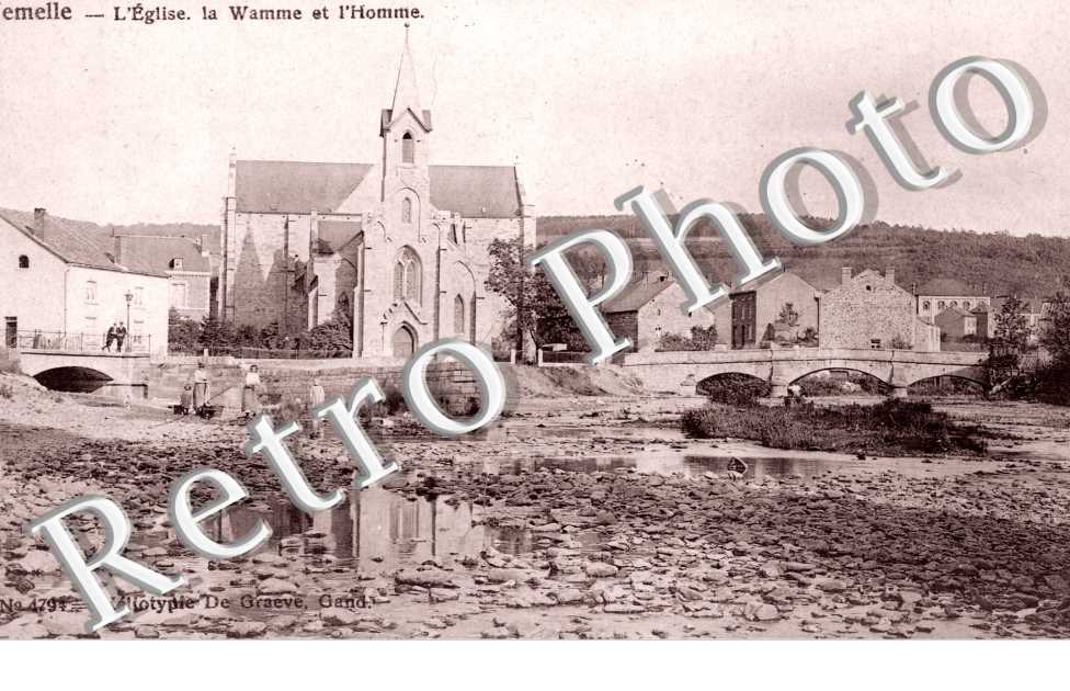 l'eglise, la Wamme et l'Homme