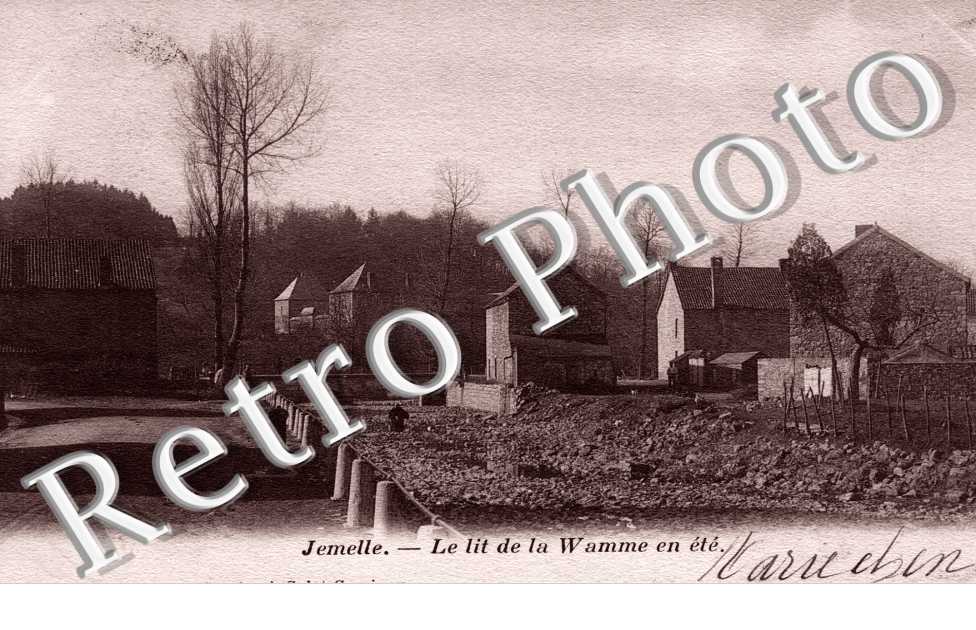 le lit de la Wamme en ete
