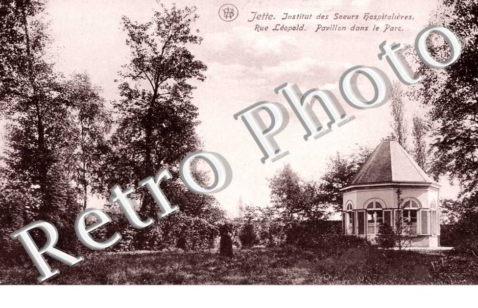 institut des soeurs hospitalieres, rue Leopold, pavillon dans le parc