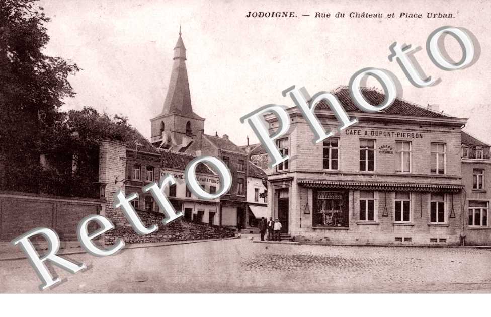 rue du chateau et place Urban