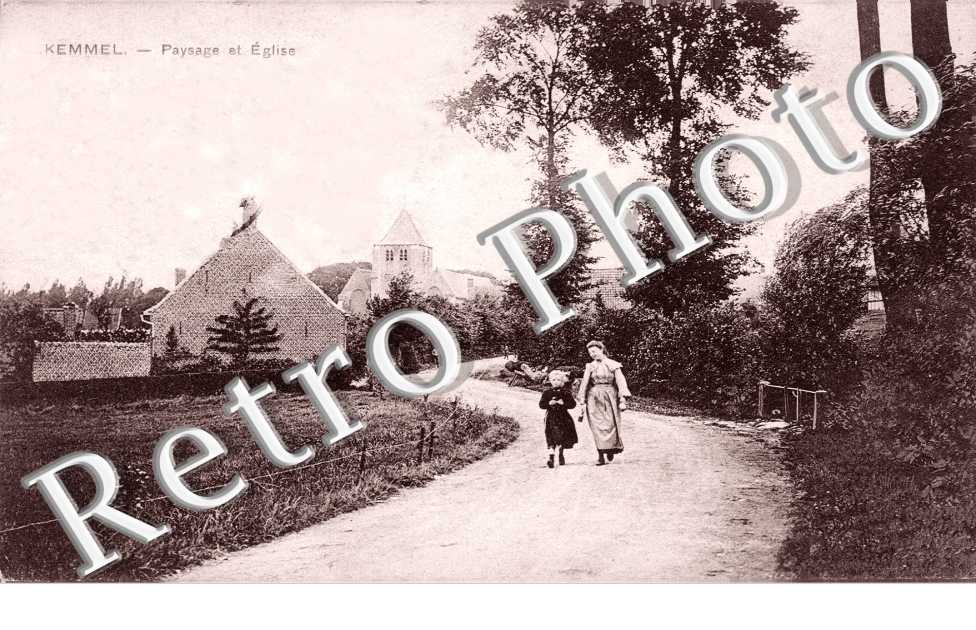 paysage et eglise