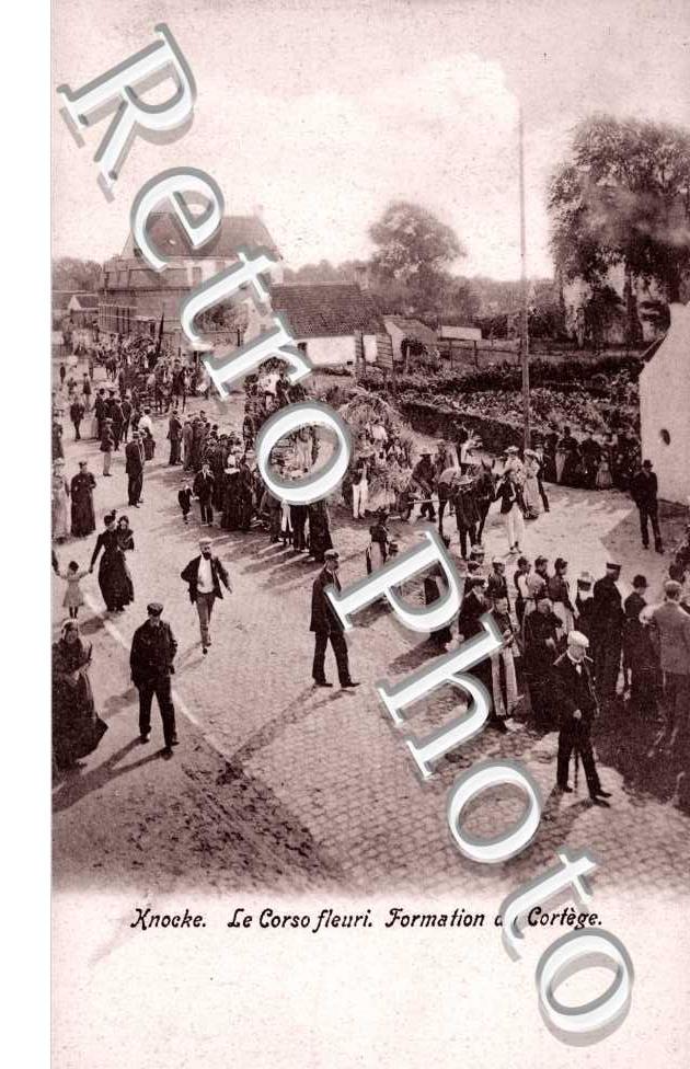 Le corso fleuri, formation du cortege