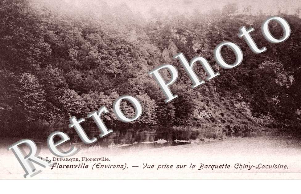 Lacuisine vue prise sur la barquette de Chiny