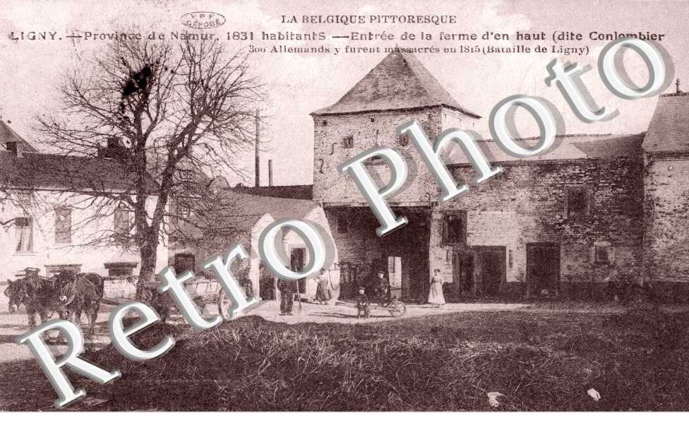 Ligny, Entree de la Ferme d'en haut dite Colombier
