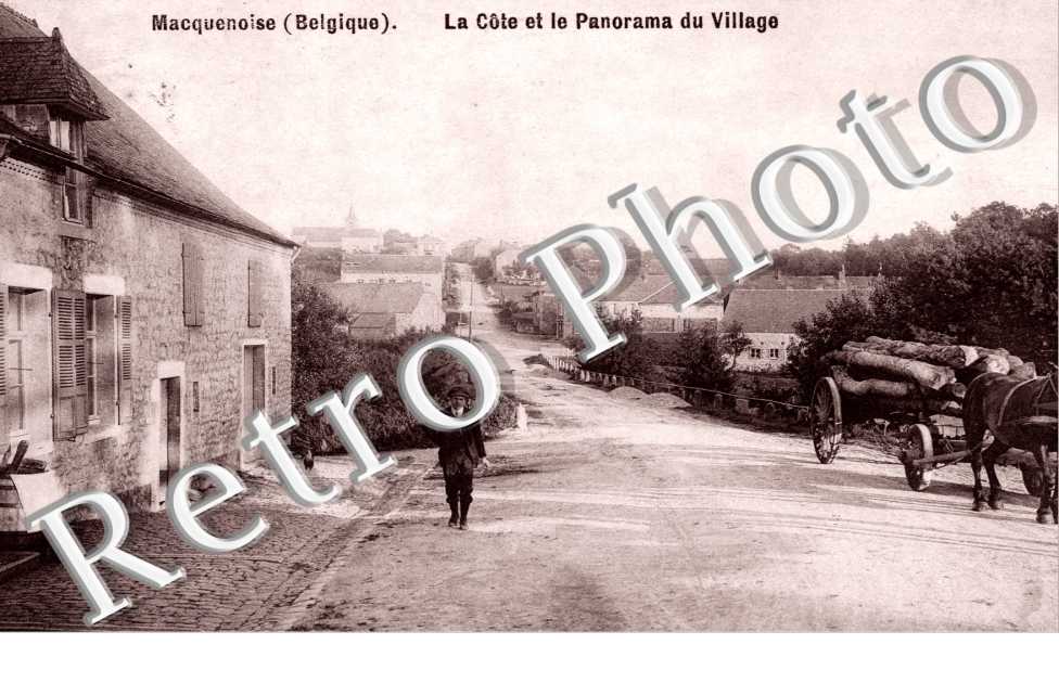 la cote et le panorama du village