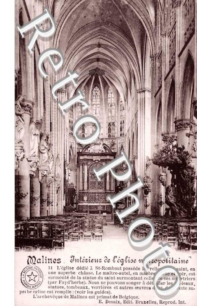 Interieur de l'Eglise Metropolitaine