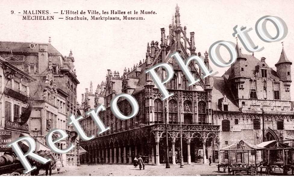 l'Hotel-de-Ville, les Halles et le Musee