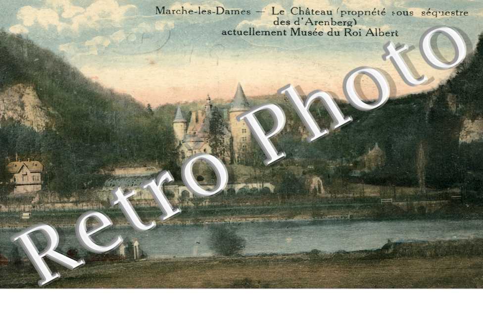 le chateau, propriete sous sequestre des d'Aremberg
