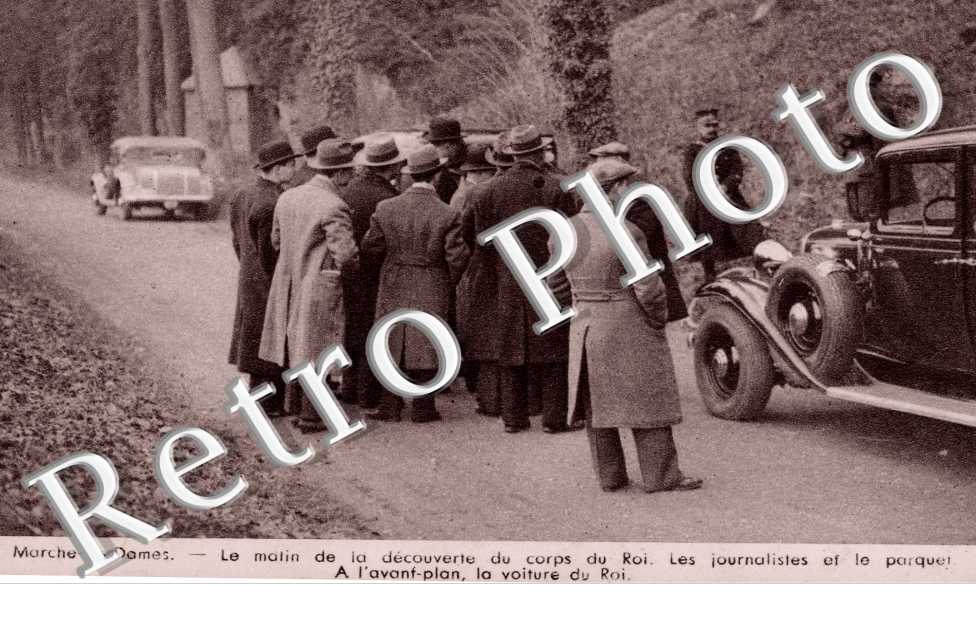 le matin de la decouverte du corps du Roi, la Voiture du Roi