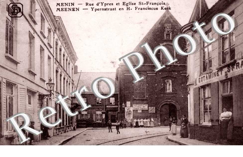 rue d'Ypres et eglise Saint Francois