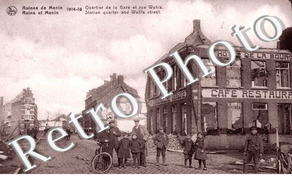 ruines, quartier de la gare et rue Wahls