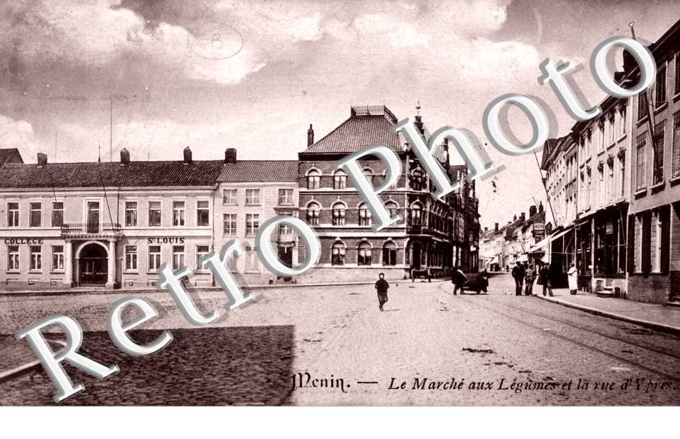 le marche aux legumes et la rue d'Ypres