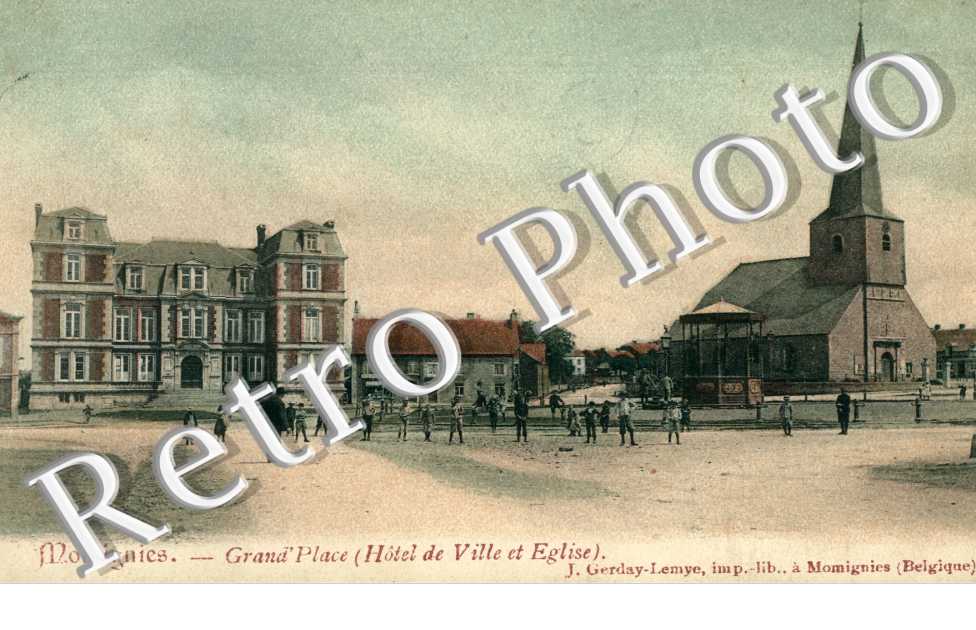 Grand'Place, hotel de ville et eglise
