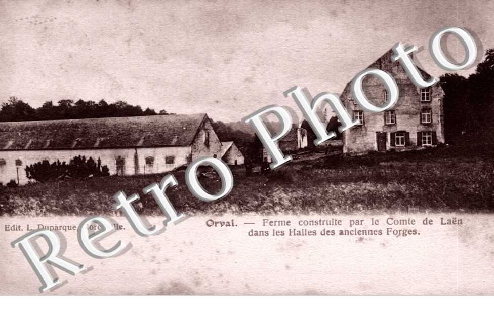 ferme construite par le comte de Laën dans les halles des anciennes forges