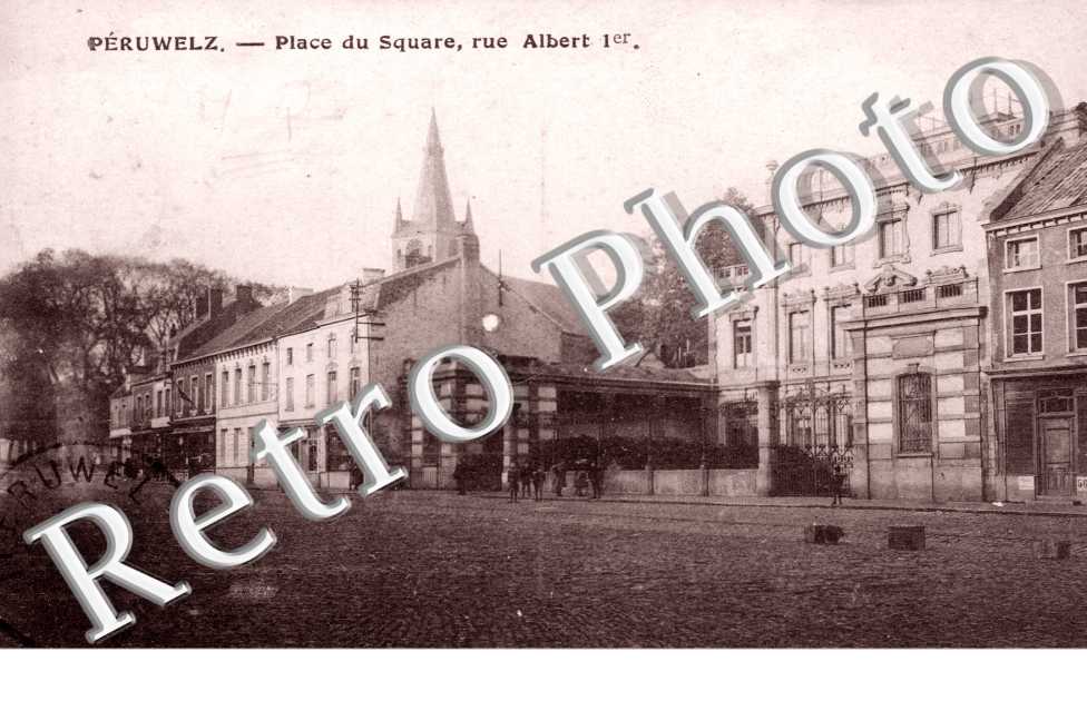 place du square, rue Albert Ier