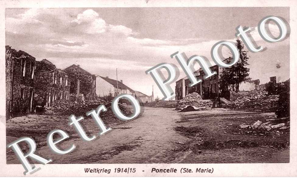 Weltkrieg 1914/15 -  Poncelle  Sainte Marie