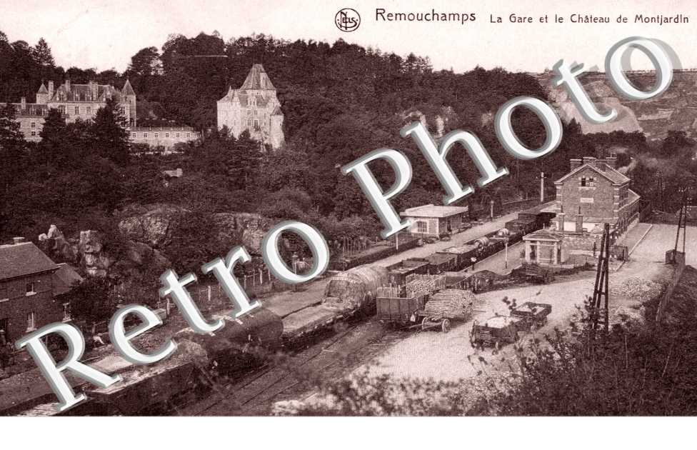 la Gare et le Chateau de Montjardin