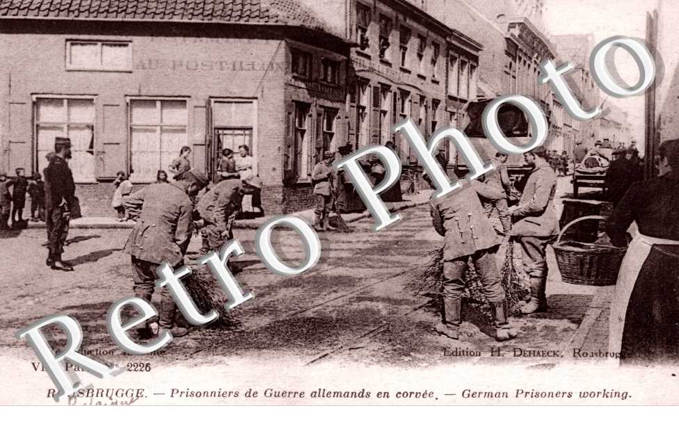 prisonniers de guerre allemands en corvee