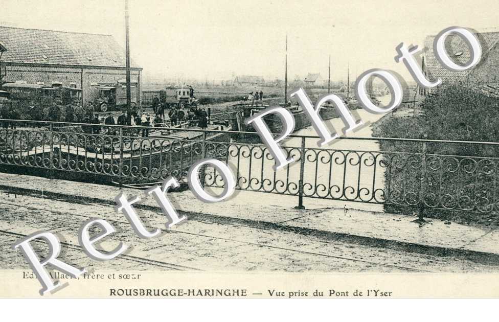 vue prise du pont de l'Yser