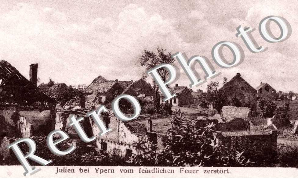 vom feindlichen feuer Zerstort