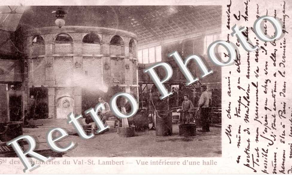 Cristalleries du Val-Saint-Lambert, Vue Interieure d'une Halle