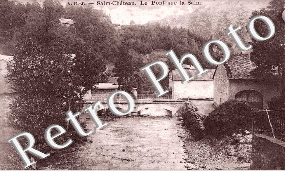 Salm-Chateau, le Pont sur la Salm