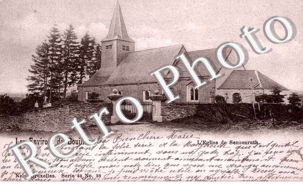 l'Eglise de Sensenruth, les environs de Bouillon