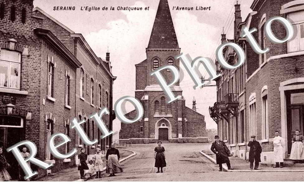 l'eglise de la Chatqueue et l'avenue Libert