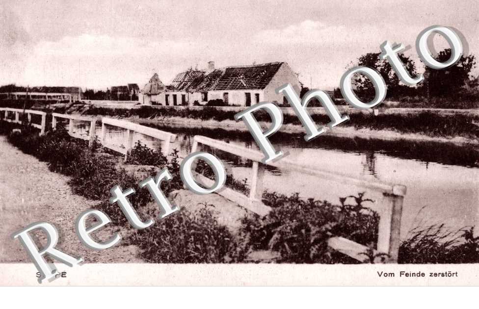 Vom Feinde zerstort