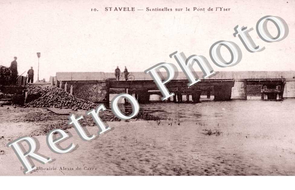 sentinelles sur le pont de l'Yser