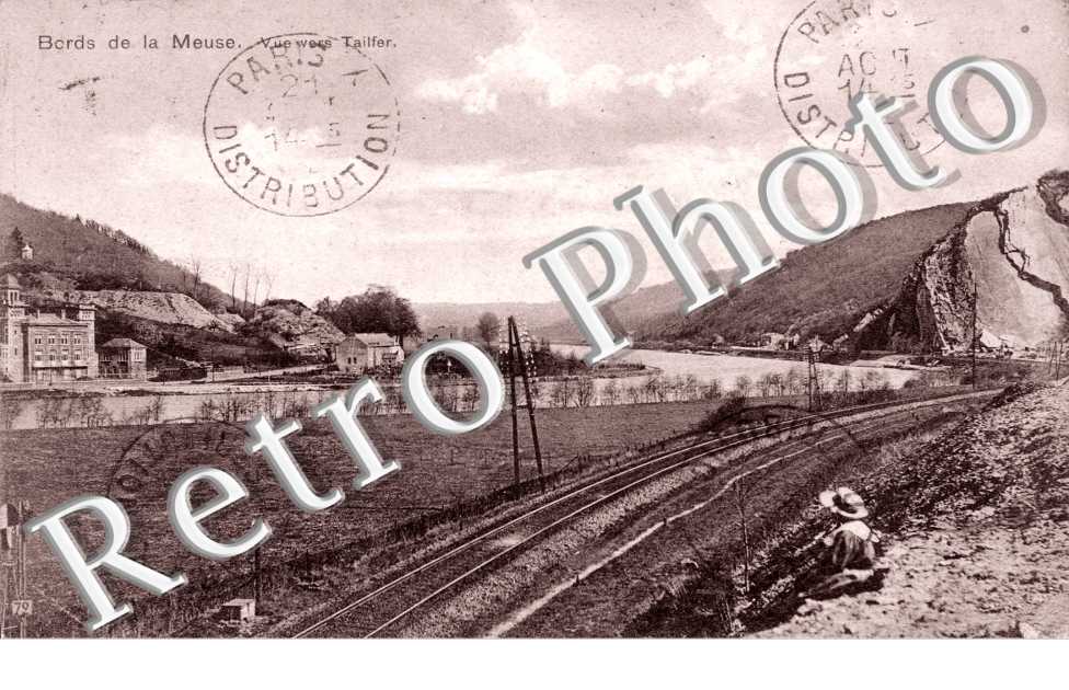 Bords de la Meuse, Vue vers Tailfer