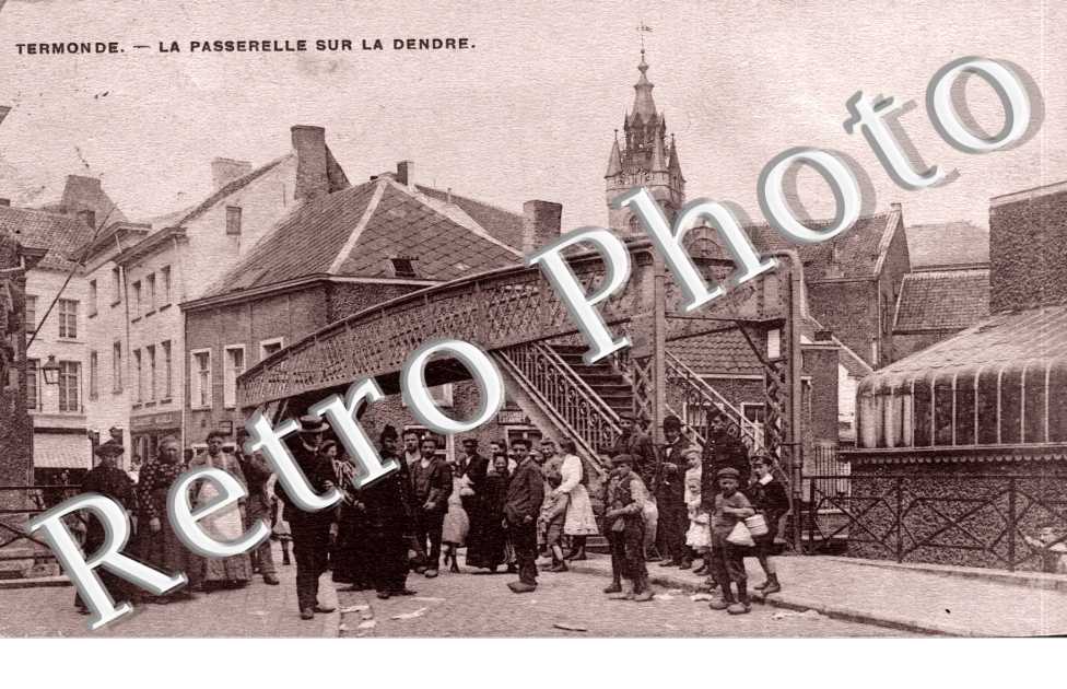 la passerelle sur la Dendre