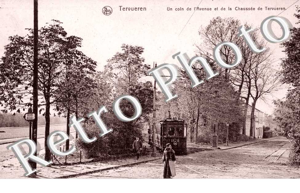 un coin de l'avenue et de la chaussee de Tervueren