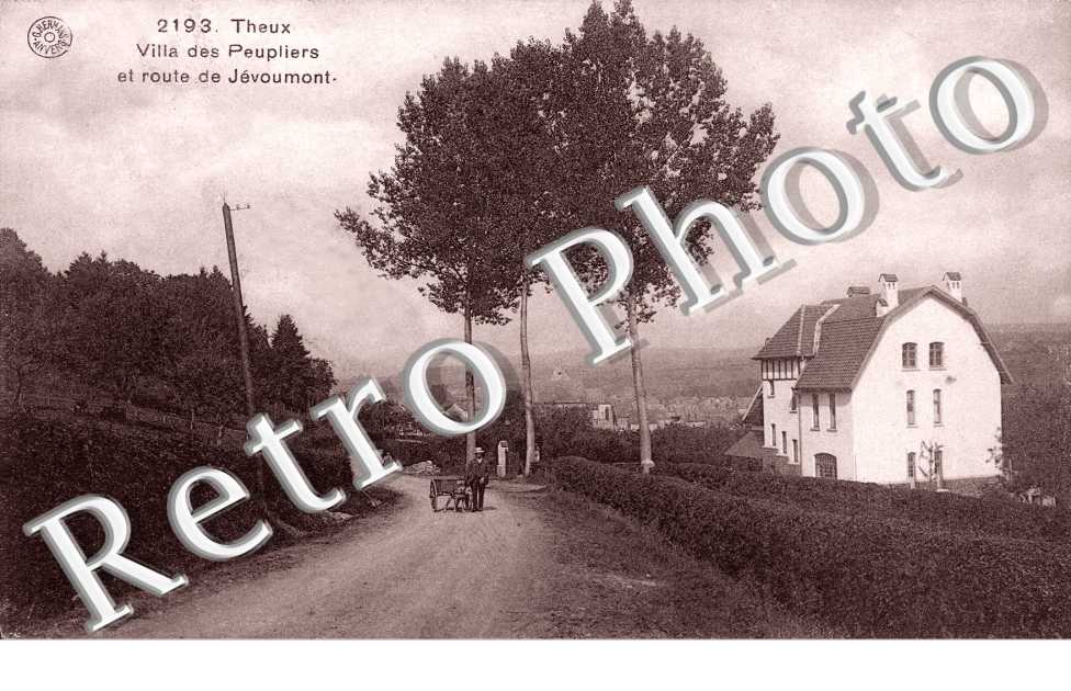 Villa des Peupliers et route de Joumont