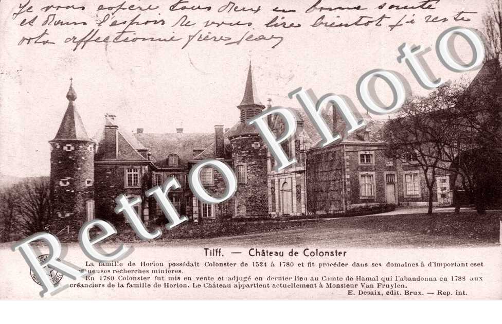 chateau de Colonster