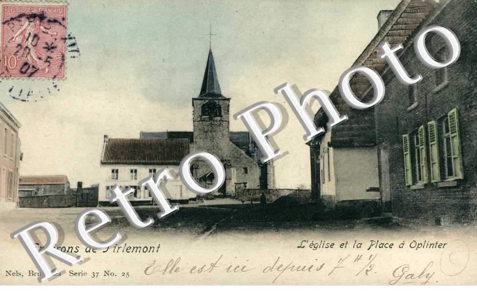 l'Eglise et la PLace a Oplinter