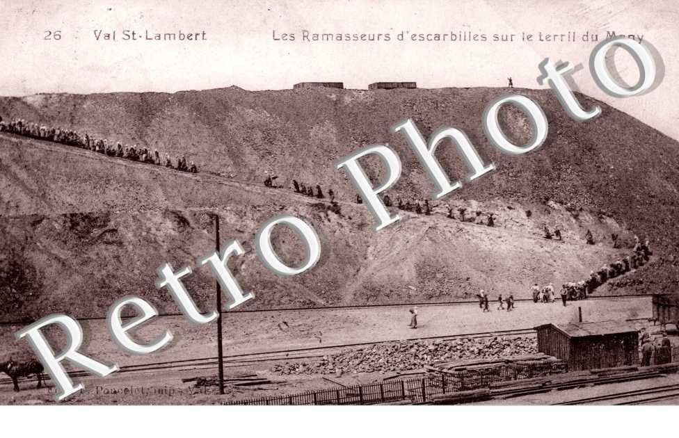 les Ramasseurs d'escarbilles sur le terril du Many