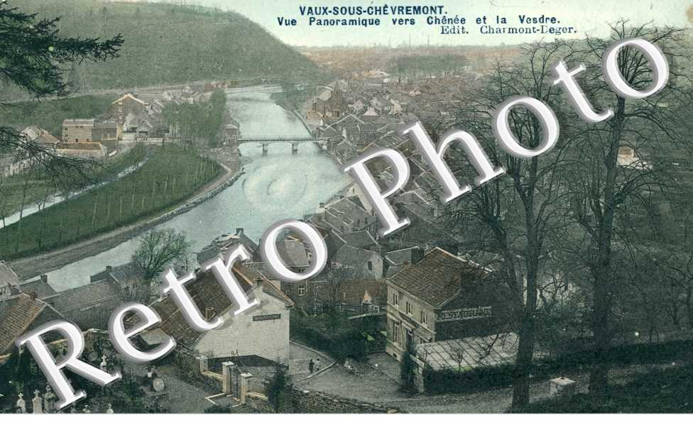 vue panoramique vers Chenee et la Vesdre