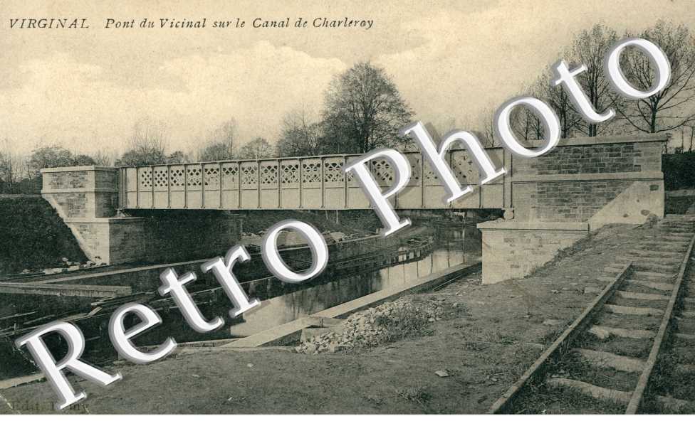 Pont de Vicinal sur le Canal de Charleroy